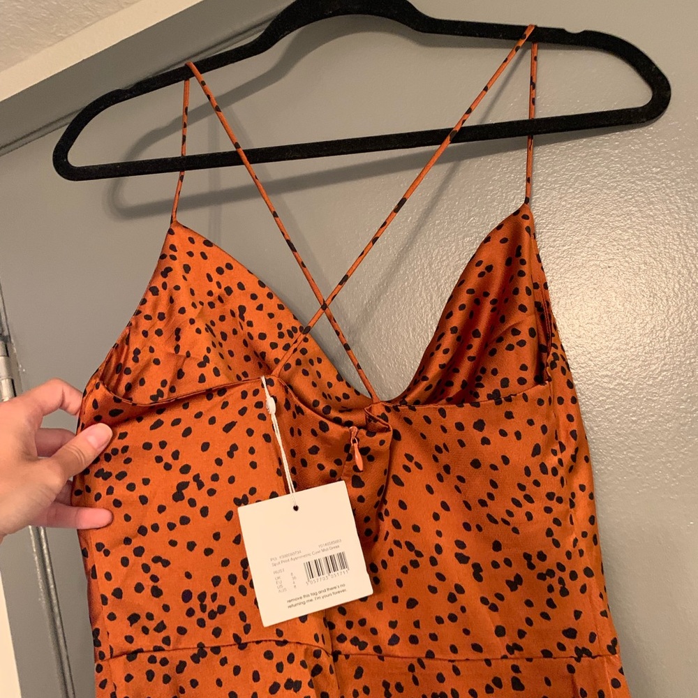 COWL NECK LEOPARD DRESS - Picture 11 of 11